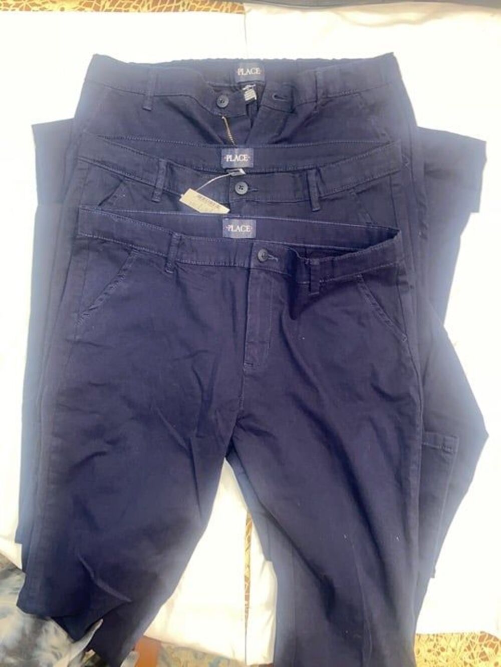Navy Blue Children’s place pants size 16 Plus-3 Pairs